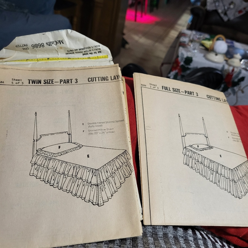 VINTAGE MCCALL'S bedspread pattern - Picture 3 of 4